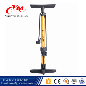 Yimei Promotional sale mini bike pump/Custom logo and color cycle pump/best quality and price bike pump with gauge